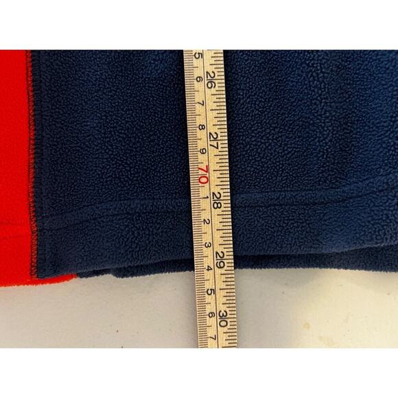 Columbia Fleece Quarter Zip Pullover, Blue with Auburn Logo, Men's XL - Picture 8 of 8